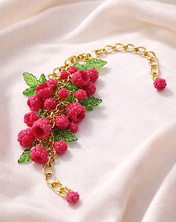 Bransoletka Malinowy Ogród , MariaPolymer