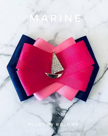 Brosza Marynarska / Żeglarska  Kolekcja MARINE  NEW, Pudrowy Różowy