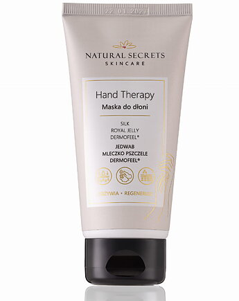 Hand Therapy - maska do dłoni z proteinami jedwabiu, Natural Secrets