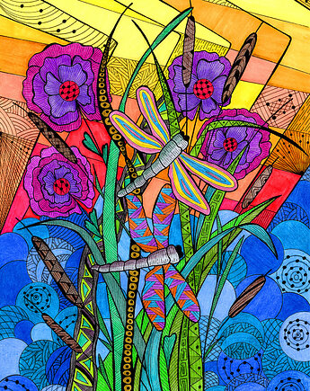 31. WAŻKI - rysunek, plakat., kama4you