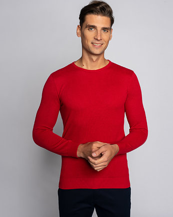Sweter męski melfi czerwony xl, BORGIO