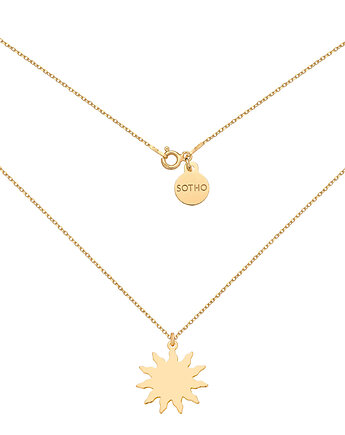 Złoty naszyjnik ze słoneczkiem, SOTHO