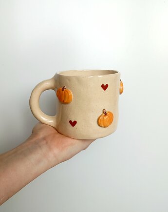 Ceramiczny jesienny kubek w dynie, Ceramic Reve