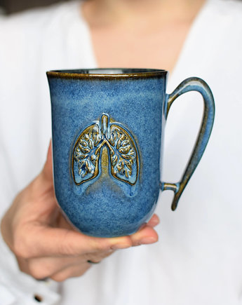 Kubek Morski 300ml Płuca Ceramiczny, Ceramika Ciepliki