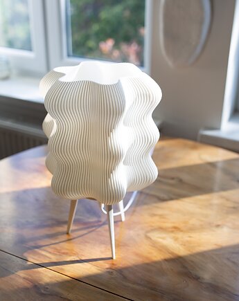 Lampa drukowana 3D w stylu dopamine decor, Kotki Pieski Kwiatki