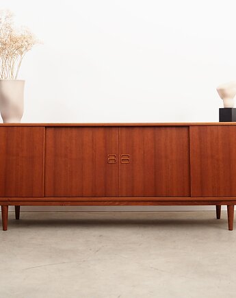 Sideboard tekowy, duński design, lata 70,  Aerthoj Jensen & Molholm Herning, Przetwory design