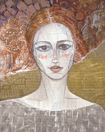 Obraz oryginał na płótnie 50x70 cm - Anne, Gabriela Krawczyk