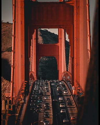 Plakat "Most Golden Gate", Fotobloki and decor