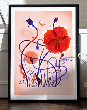 Plakat Meadow stories, Magdalena Kozlicka