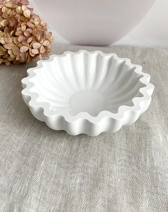 Podstawka/ misa dekoracyjna z gipsu średnica 155mm, wysokość 38mm, Coccola JEWELLERY