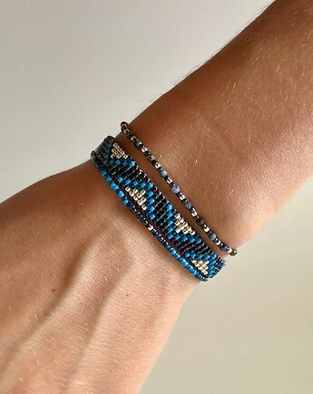 Zestaw bransoletek z lapis lazuli, Mavipoppy