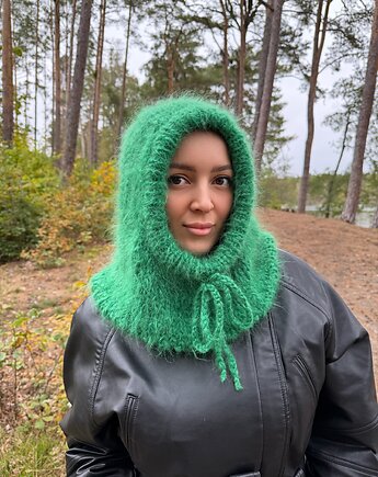 Szmaragdowa  balaclava, SZYSZKA sztrykuje