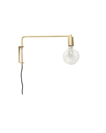 Lampa ścienna kinkiet Bay złota 24cm, Home Design