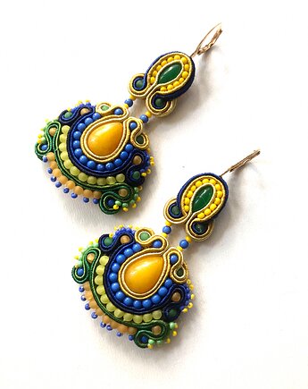 Sutaszowe kolczyki ANTICA, Sylwia Żak