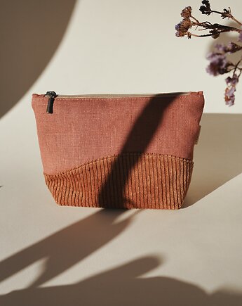 Lniano - bawełniana kosmetyczka PATCH, Patchoula