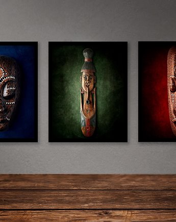 Maski - zestaw trzech fotografii, ATStudio