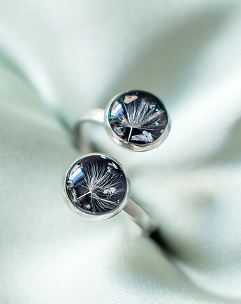 Pierścionek z  rzęsek dmuchawca, nature gift