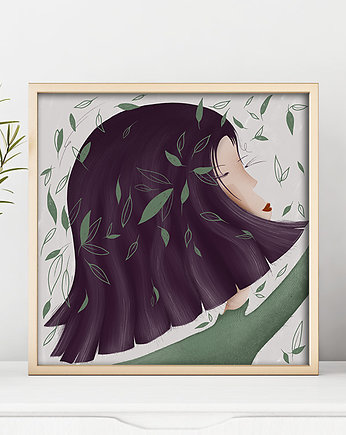 Lady - plakat 30x30, Justyna Mioduszewska