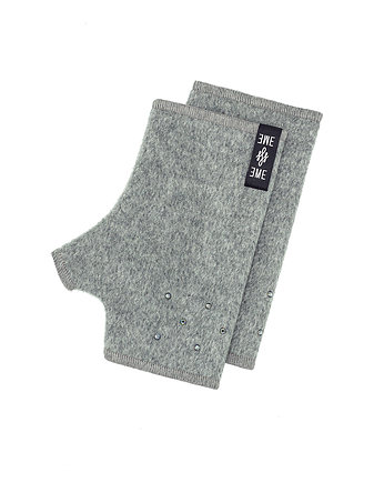 Crystal gloves /gray cashmere, EWE EME