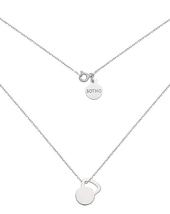 Srebrny naszyjnik kettlebell, SOTHO