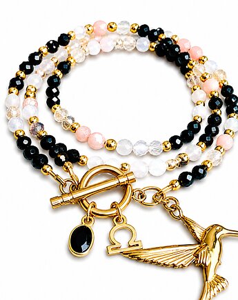 Naszyjnik zodiakalny WAGA, NESSING handmade