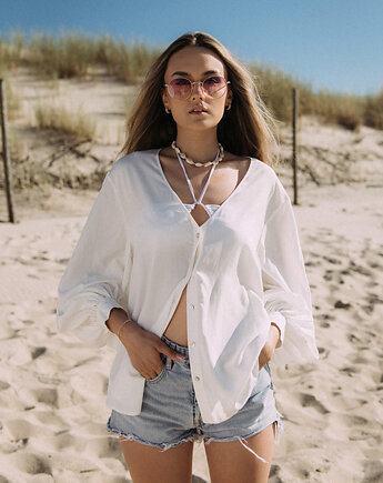 Koszula White BASIC, Hippie and Bloom