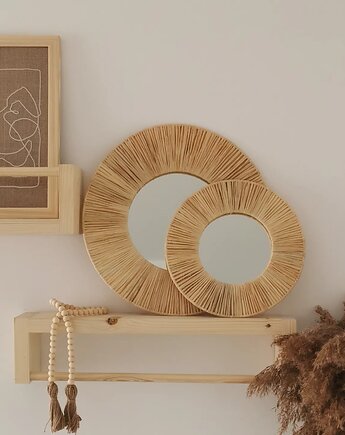Lustro boho z raffi, Boholine