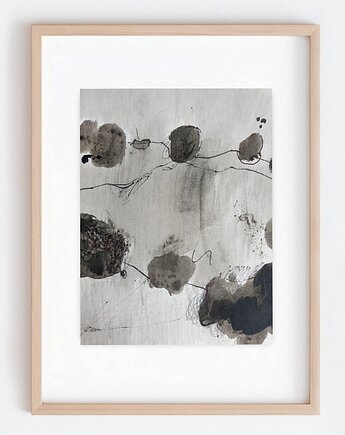 Abstrakcja nr 04 kolekcja Ogród Eden, oryginał, naniby