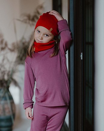 Ana Moroles, Komin 100% merino, Czerwony, Ana Moroles