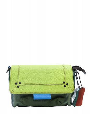 Torebka skórzana, miękka, na ramię długi pasek oryginalna zero waste OLIVKA, Olivka Warsaw