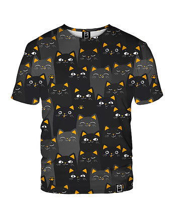 Męski T-shirt DR.CROW  Cats Orange, DrCrow