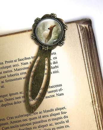 Zakładka do książki - Sarna - klips, brąz, yenoo