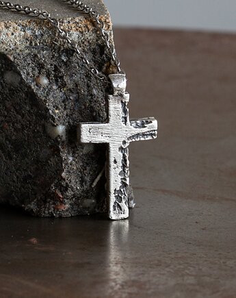 Srebrny krzyż męski 925 , Spirit Workshop