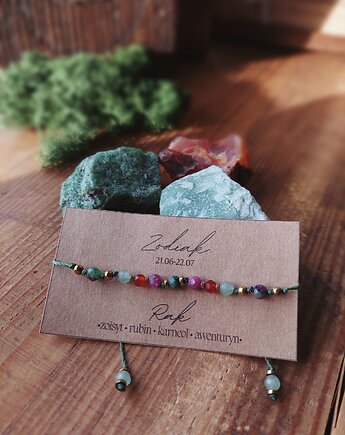 Bransoletka z kamieni naturalnych Zodiak RAK, Moon Spirit Stones