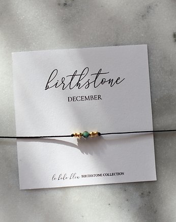 GRUDZIEŃ - DECEMBER Birthstone Bracelet, Le Boho Bleu