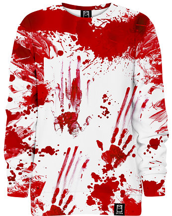 Bluza bez kaptura Chłopiec DR.CROW Zombie White, DrCrow