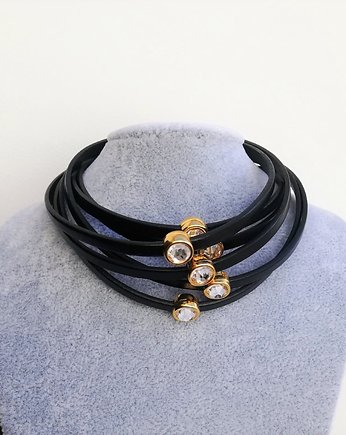 Choker ze skóry Glow, AFRODITTE COLLECTION