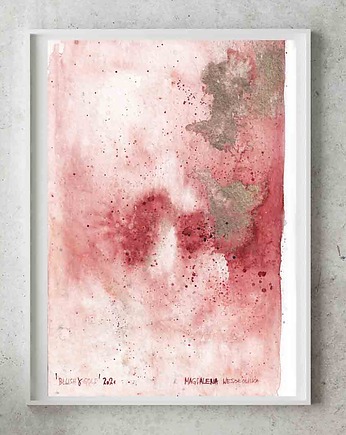 Blush & Gold Atystyczny wydruk, My Moment