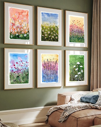 Zestaw 6 prac A4, Malgorzata Domanska