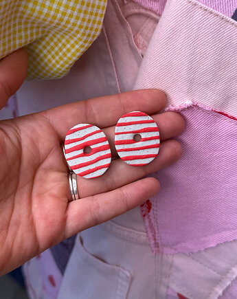 Kolczyki Stripes, Hellaclay