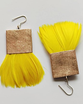 PIÓRKO kolczyki, Katarzyna Kaminska ART