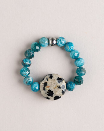 Pierścionek z apatytem i jaspisem, Konevka store