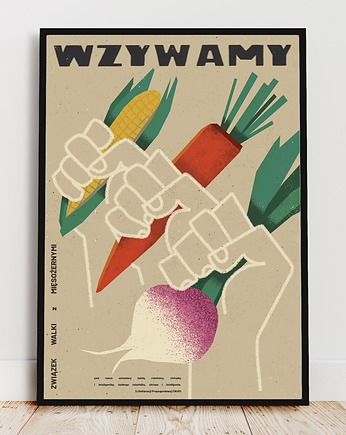 Plakat "Warzywna propagadna", Agata Małecka