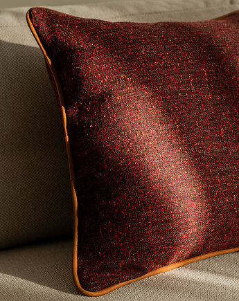 BORDOWA PODUSZKA DEKORACYJNA WOOL 45X45, Poduszkowcy