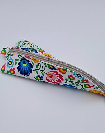 Piórnik łowicki wzór, ML handmade