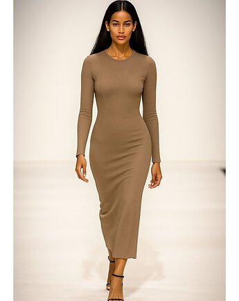 Sukienka  cappuccino  YY300033, YULIYA BABICH