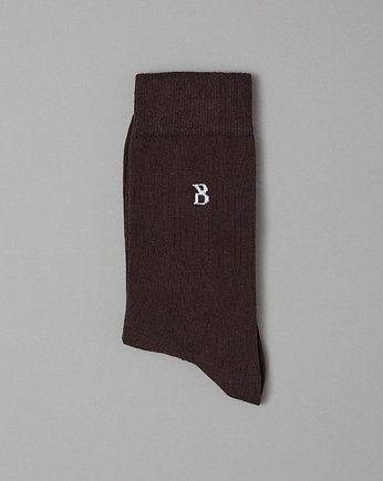 Skarpety męskie stretch cotton bordo 40-45, BORGIO