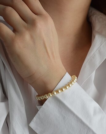 Bransoletka z kremowych pereł Swarovskiego, Laoni