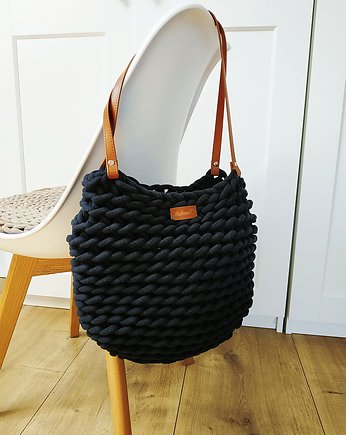 Torba na Ramię "Boho Weave Bag" kolor czarny, Babemi Love 