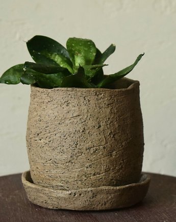 Z ZIEMI nr 1_doniczka ceramiczna, LEP NA GLINĘ